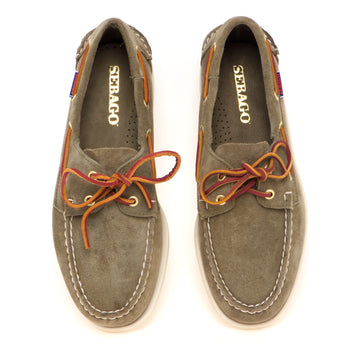 Mocassino da barca Sebago Portland artisan in camoscio - 5