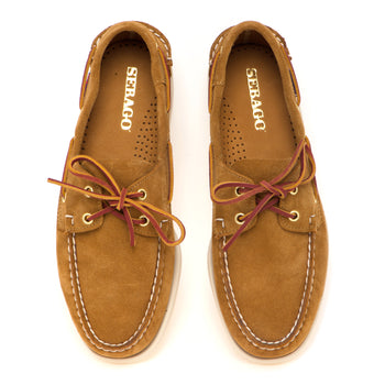 Mocassino da barca Sebago Portland artisan in camoscio - 5