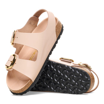 Sandalo Birkenstock Milano Big Buckle in pelle laccata - 3