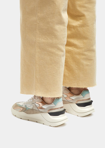 Sneaker D.A.T.E. Fuga in camoscio e nylon - 6