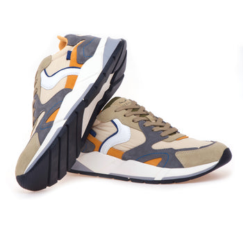 Sneaker Voile Blanche Club19 in camoscio e tessuto - 4