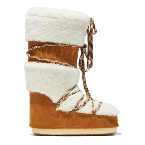 Stivale Moon Boot LAB69 Icon in camoscio e shearling