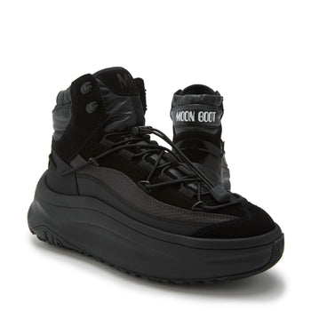 Sneaker Moon Boot MOON247 Xlace Mid in tessuto e camoscio - 4