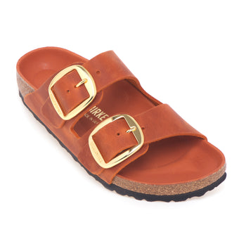 Ciabatta Birkenstock Arizona Big Buckle in pelle oliata - 4