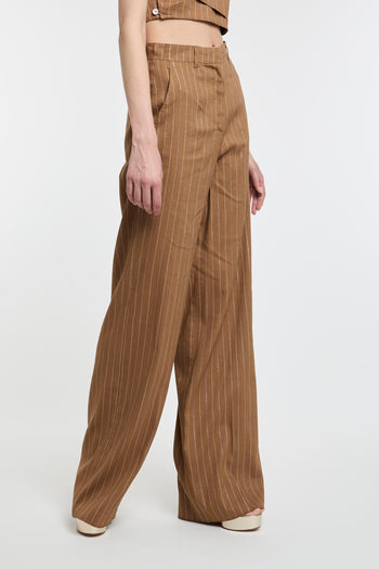 Pantalone chino Marella in popeline di cotone stretch - 3