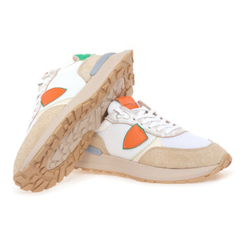 Sneaker Philippe Model Antibes in camoscio e tessuto - 4