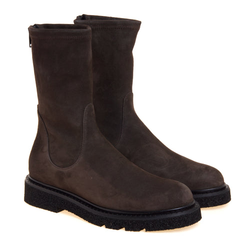Polacco Guglielmo Rotta in camoscio con gambale stretch - 2