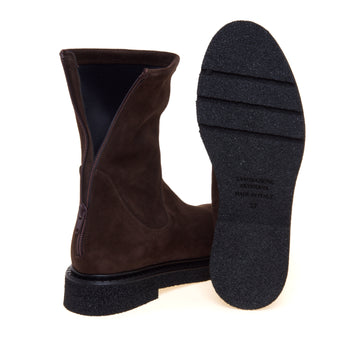 Polacco Guglielmo Rotta in camoscio con gambale stretch - 4