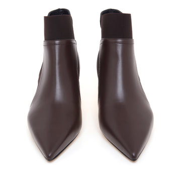 Tronchetto Anna F. in pelle con gambale elasticizzato e tacco 50 mm - 5