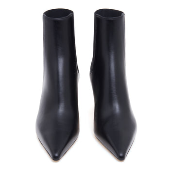 Tronchetto Anna F. in pelle con elastici laterali e tacco 75 mm - 5