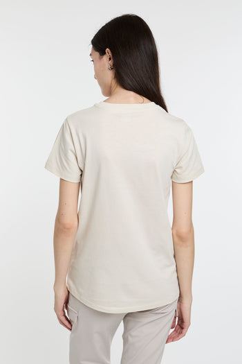 T-shirt Pinko in cotone con logo ricamato - 4