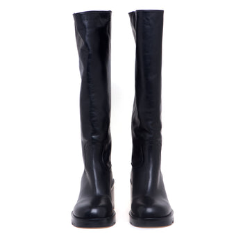 Stivale tubolare Strategia in pelle con tacco 60 mm - 5