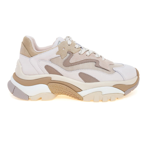 Sneaker ASH Addict in camoscio e tessuto tecnico con suola chunky