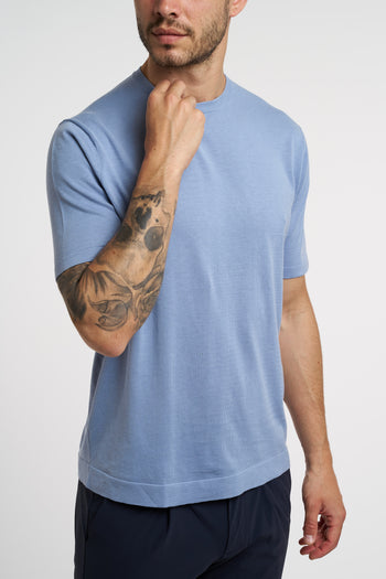 T-shirt People Of Shibuya in filato misto cotone,lino e seta - 3