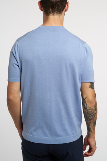 T-shirt People Of Shibuya in filato misto cotone,lino e seta - 4