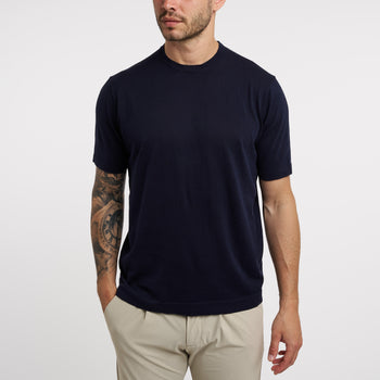 T-shirt People Of Shibuya in filato misto cotone,lino e seta - 7