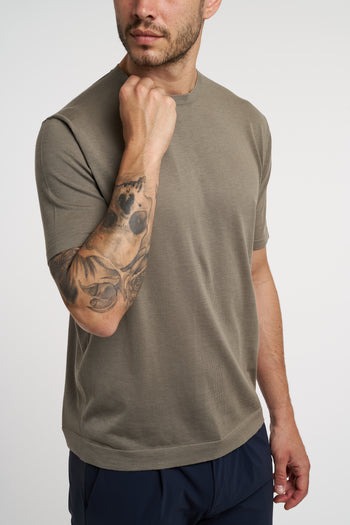 T-shirt People Of Shibuya in filato misto cotone,lino e seta - 3