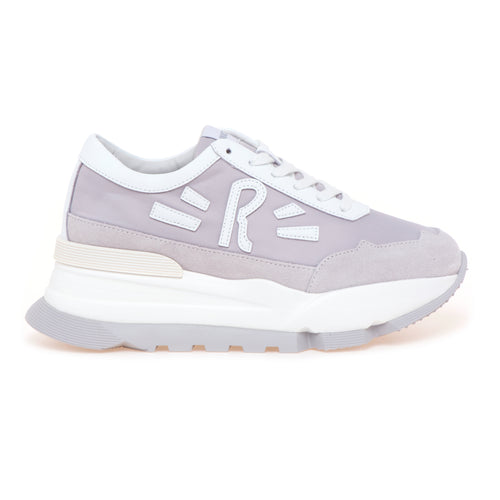 Sneaker Rucoline in camoscio e tessuto GRIGIO CHIARO