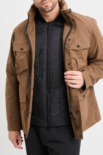 Field jacket People Of Shibuya in microfibra con giubbino imbottito removibile - 4