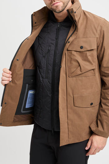 Field jacket People Of Shibuya in microfibra con giubbino imbottito removibile - 5