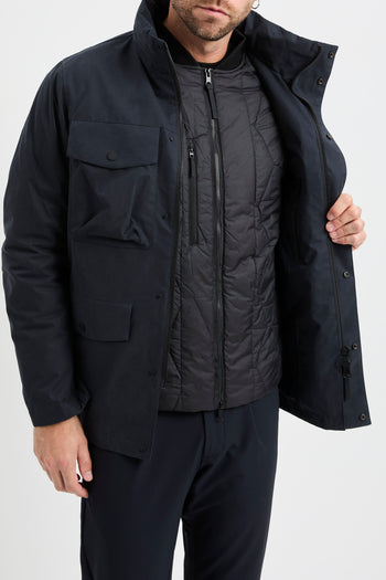 Field jacket People Of Shibuya in microfibra con giubbino imbottito removibile - 7