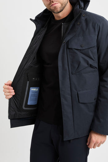 Field jacket People Of Shibuya in microfibra con giubbino imbottito removibile - 9