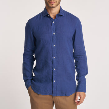 Camicia Bastoncino in lino - 7