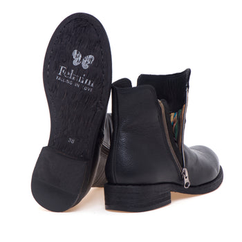 Tronchetto Felmini in pelle arricciata con zip - 4