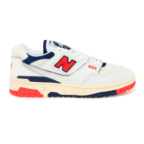 Sneaker New Balance 550 in camoscio, pelle e mesh - 1