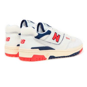 Sneaker New Balance 550 in camoscio, pelle e mesh - 3