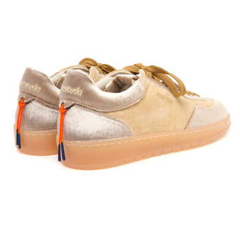 Sneaker Barracuda "Guga" in camoscio e velluto - 3