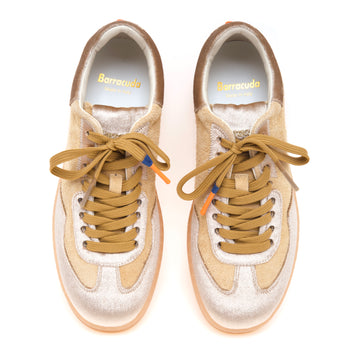 Sneaker Barracuda "Guga" in camoscio e velluto - 5