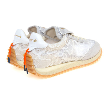 Sneaker Barracuda Garage in camoscio e pizzo - 3