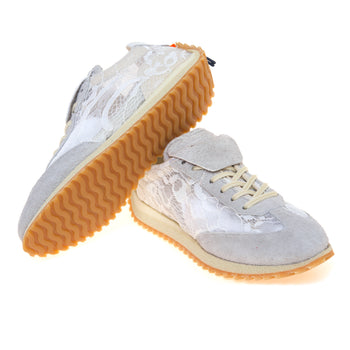 Sneaker Barracuda Garage in camoscio e pizzo - 4