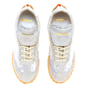 Sneaker Barracuda Garage in camoscio e pizzo - 5