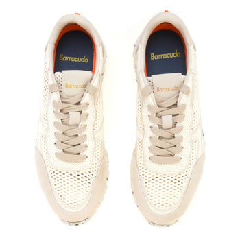Sneaker Barracuda Rocket in nabuck e tessuto retinato intrecciato - 5