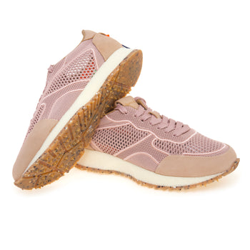 Sneaker Barracuda Rocket in nabuck e tessuto retinato intrecciato - 4