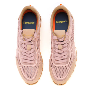 Sneaker Barracuda Rocket in nabuck e tessuto retinato intrecciato - 5