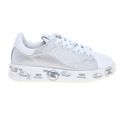 Sneaker Premiata Belle in pelle con strass