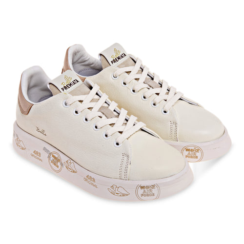 Sneaker Premiata Belle in pelle martellata - 2