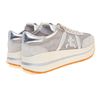 Sneaker Premiata Bethcoin in camoscio e tessuto retinato - 3