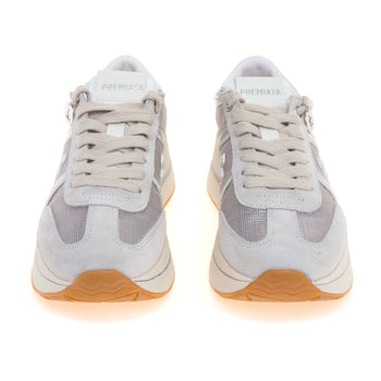 Sneaker Premiata Bethcoin in camoscio e tessuto retinato - 5