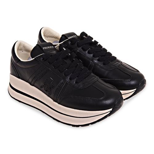 Sneaker Premiata Bethcoin in pelle con inserti stampa rettile - 2