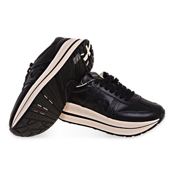 Sneaker Premiata Bethcoin in pelle con inserti stampa rettile - 4