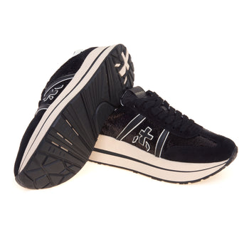 Sneaker Premiata Bethcoin in camoscio con paillettes - 4