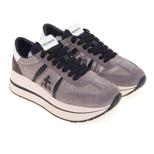 Sneaker Premiata Bethcoin in camoscio e tessuto - 2