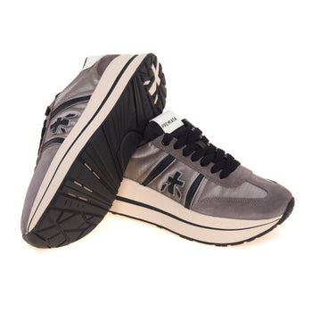 Sneaker Premiata Bethcoin in camoscio e tessuto - 4