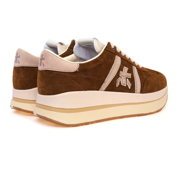 Sneaker Premiata Bethcoin in camoscio stampa cocco - 3