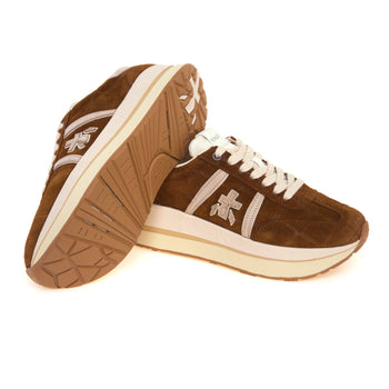 Sneaker Premiata Bethcoin in camoscio stampa cocco - 4