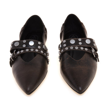 Ballerina a punta ASH Britney in pelle anticata - 5